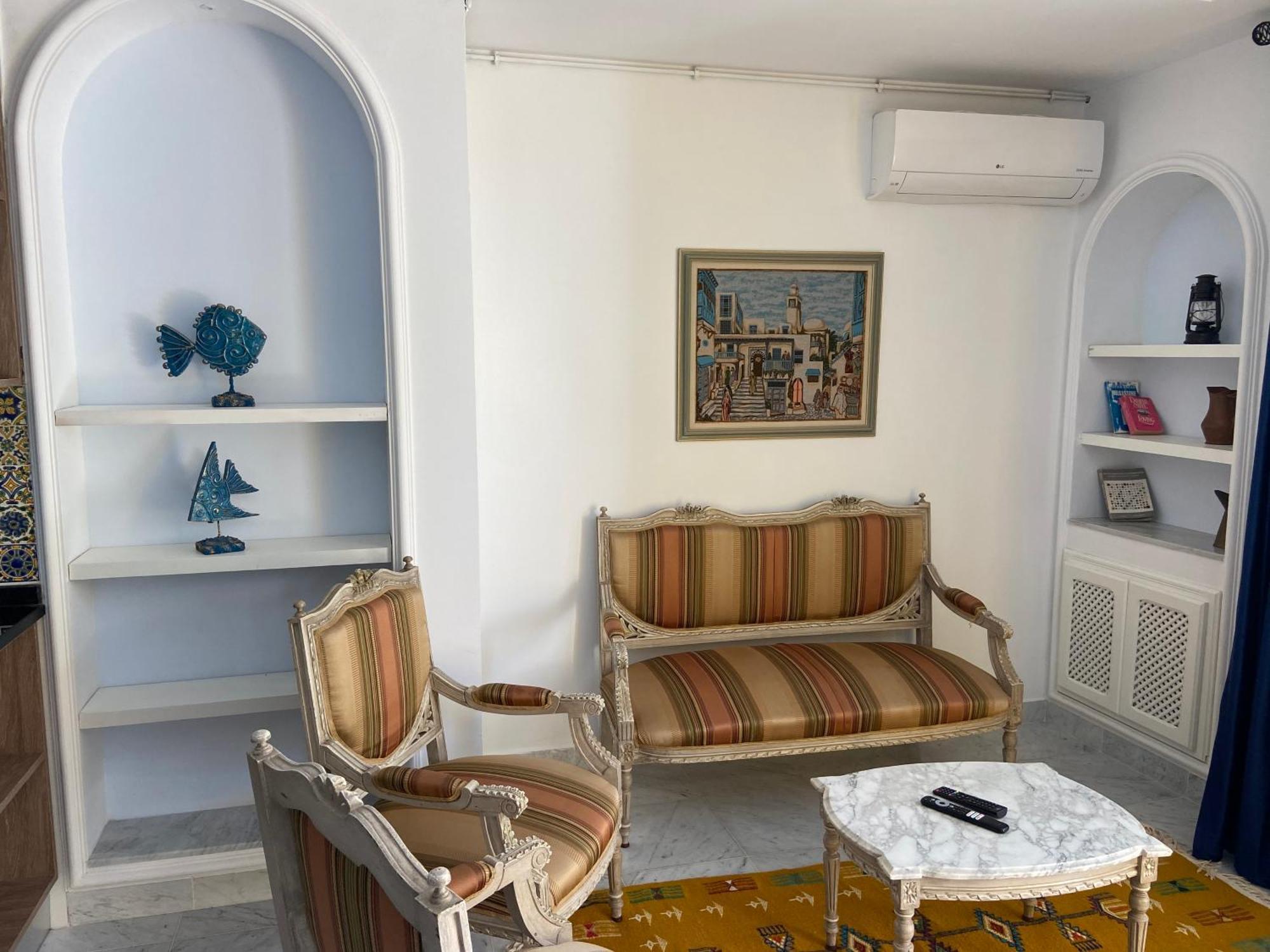 Marsa - Sidi Bousaid Lovely Authentic Apartment ลาร์มาร์ซา ภายนอก รูปภาพ